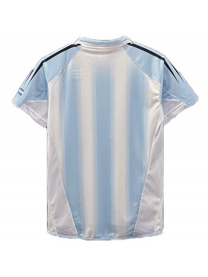 Argentina maglia storica home dell'prima maglia da calcio sportiva da uomo 2004-2005